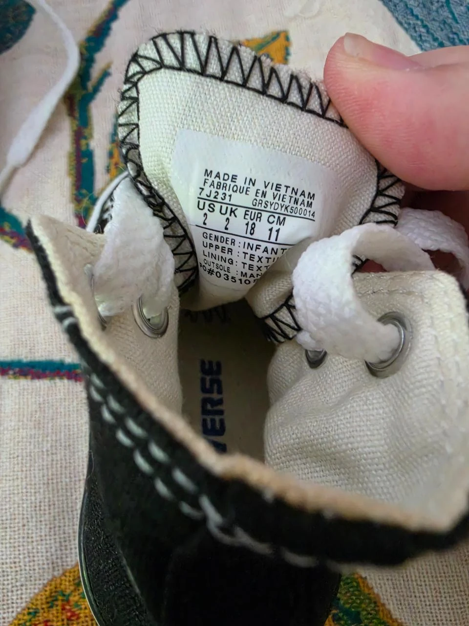 Baskets Vans, taille 20 – photo 4